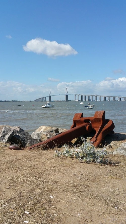 Pont De Saint-Nazaire - From South West Beach, France