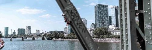 Skyline und Main - От Eiserner Steg, Germany