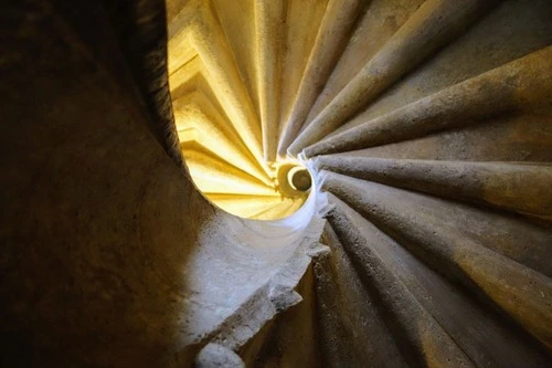 Doppelwendeltreppe - से Grazer Burg, Austria