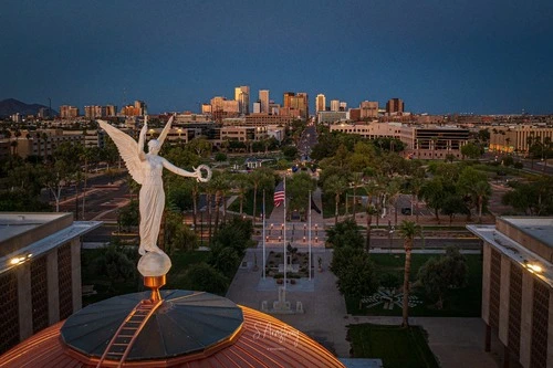 Phoenix Skyline - Desde Arizona Capitol Museum, United States