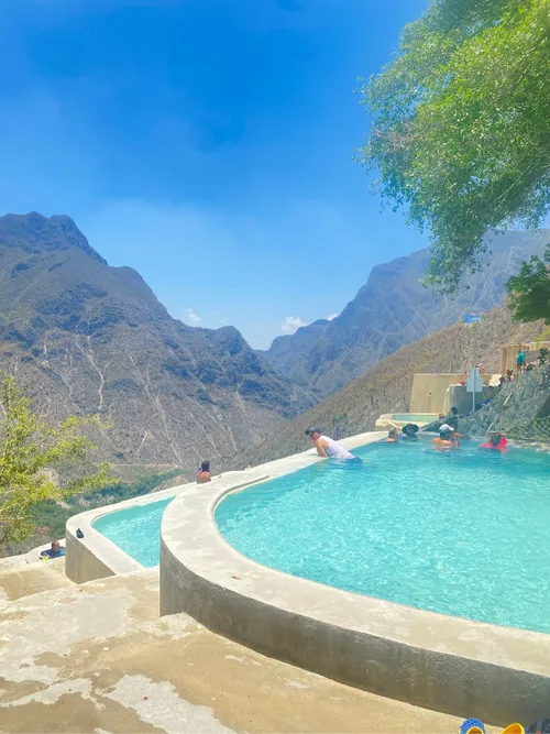 Grutas de Tolantongo - Aus Inside of pool, Mexico