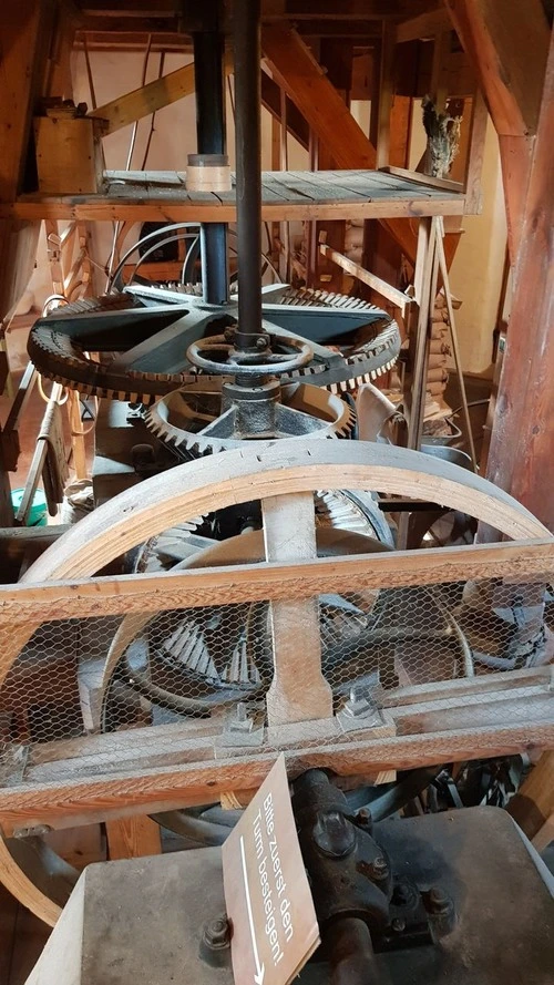 In der Mühle - Aus Holländerwindmühle Straupitz, Germany