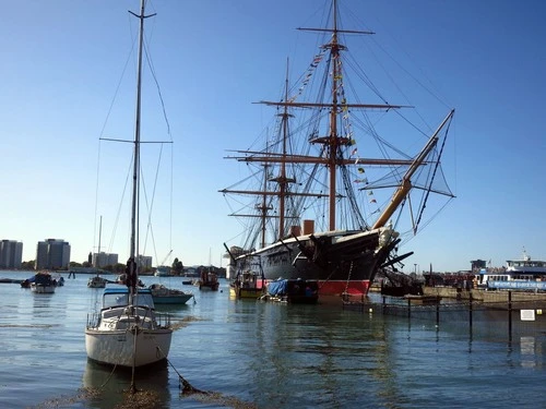 HMS Warrior - From Portsmouth Harbour, United Kingdom