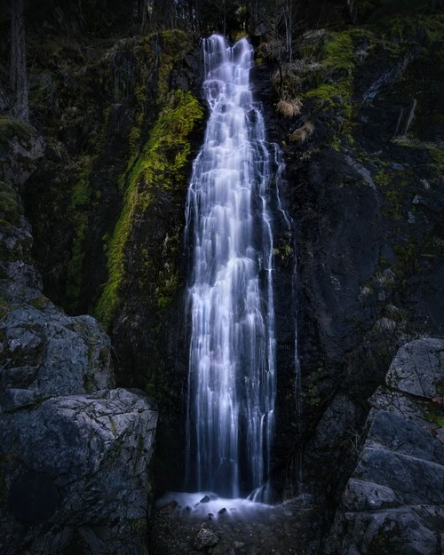 Bridal Veil Falls - Aus Parking lot, United States