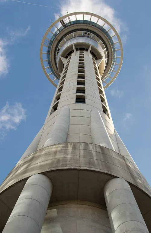 Sky Tower - De Below, New Zealand