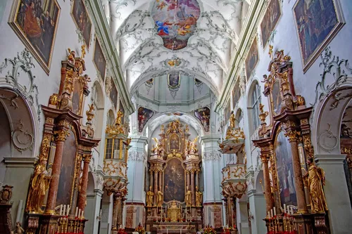 Stiftskirche St. Peter - From Inside, Austria