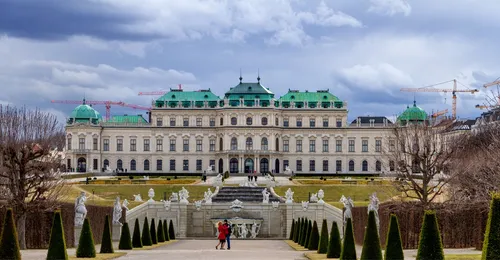 Belvedere Palace - から Muschelbrunnen, Austria