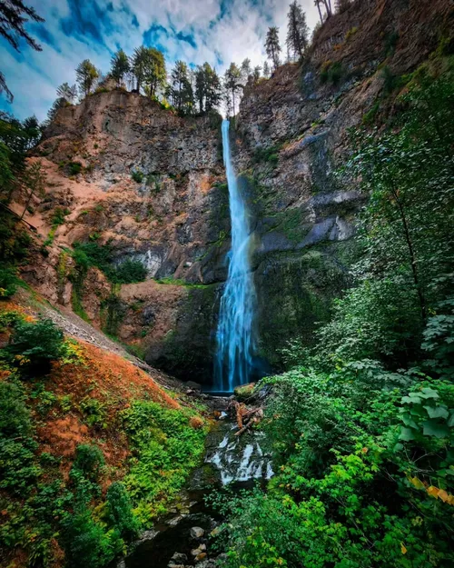 Multnomah Falls - From Benson Bridge, United States