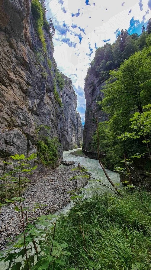 Aareschlucht - จาก Weg entlang der Schlucht, Switzerland