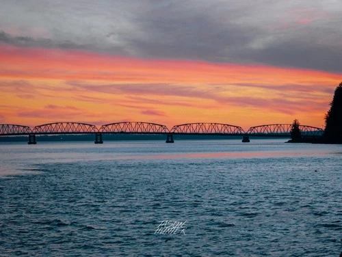 Astoria-Megler Bridge - From Megler Washington, United States