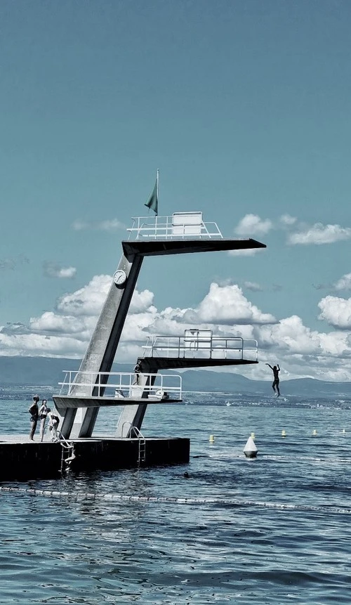 Evian-les-Bains' pool - Aus Centre Nautique, France