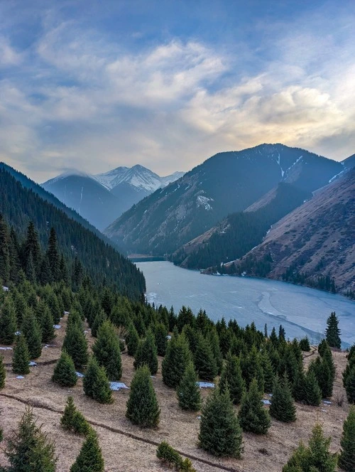 Kolsay Lake - From Kolsay Nomad's Hotel, Kazakhstan