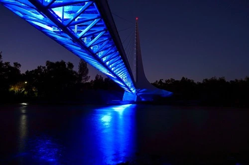 Sundial Bridge - From Below, United States