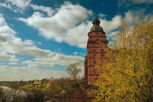 Schloss Johannisburg - Desde Kräutergarten am Schloss, Germany
