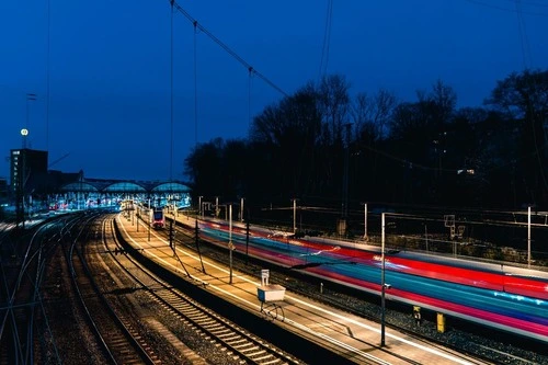 Aachen Hauptbahnhof - İtibaren Burtscheider Brücke, Germany