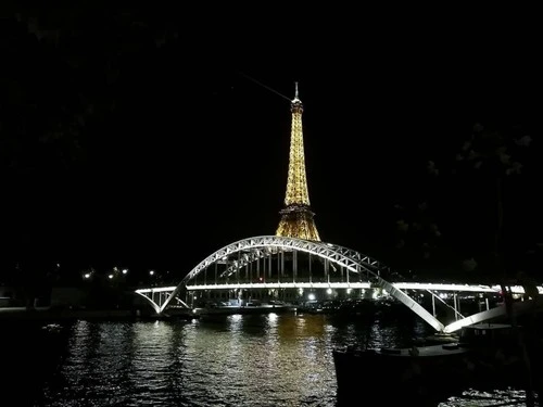 Debilly Footbridge & Eiffel Tower - Depuis Fontaine du Palais de Tokyo, France