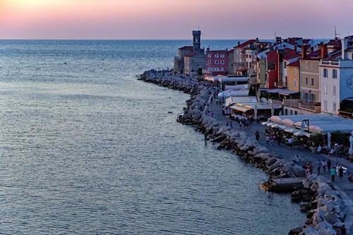 Promenada Piran - Von Drone, Slovenia