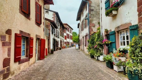 St Jean pied de port - From Rue de la citadel & Rue de France, France