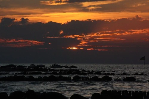 Sonnenaufgang - From Strand, Germany