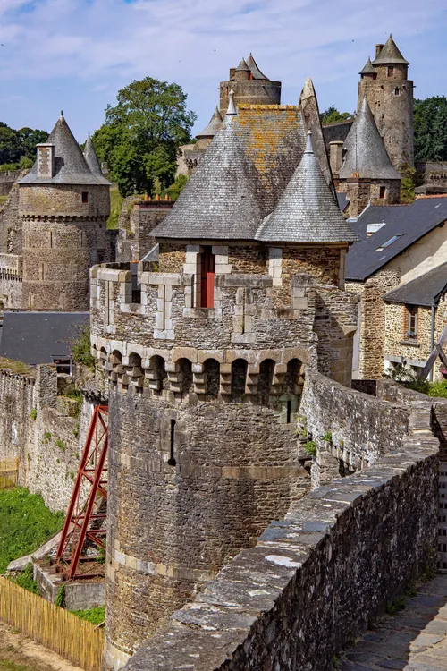 Château de Fougères - From Jardin public, France
