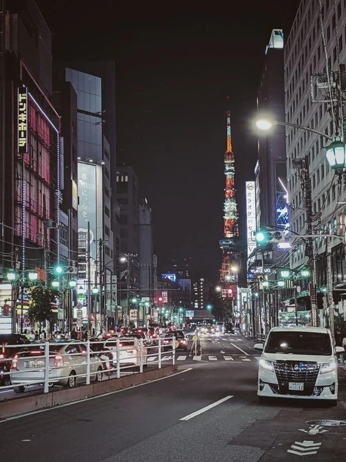 Tokyo Tower - From Roppongi, Japan
