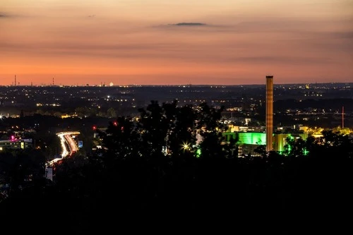 Ausblick über Bonn nach Köln - Depuis Nordwiese Kreuzberg, Germany