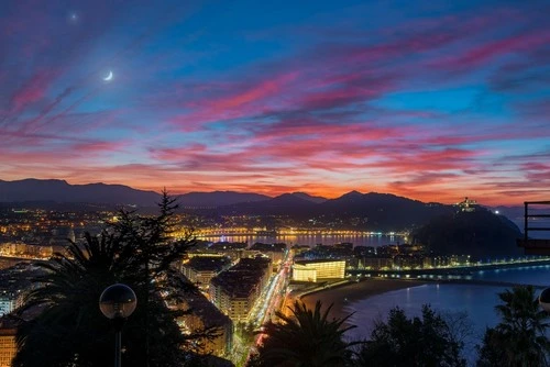 San Sebastián - Depuis Ulía Viewpoint, Spain
