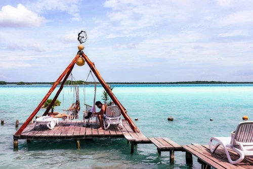 Laguna di Bacalar - Iz Los Aluxes, Mexico