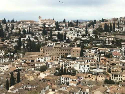 Barrio del Albaicín - Des de Torre de las Armas en La Alhambra, Spain