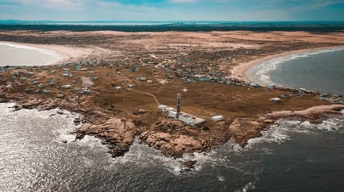 Farol de Cabo Polonio - Depuis Drone, Uruguay