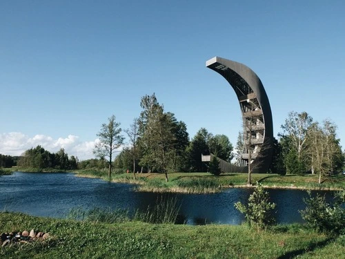 Kirkilai Lakes and Observation Tower - Lithuania