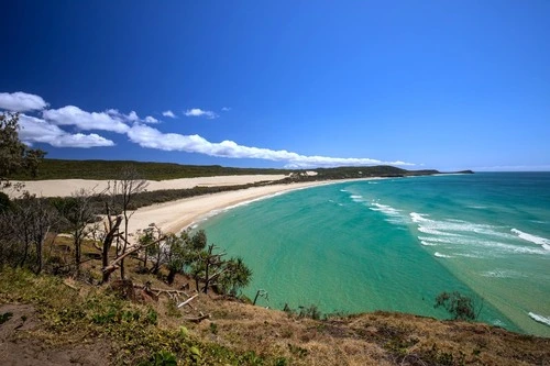 Beach of Fraser Isaknd - From Sumaro Head, Australia