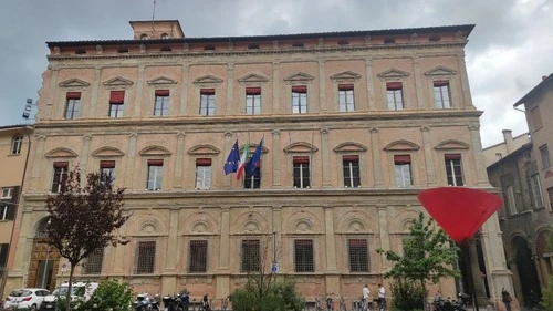 Palazzo Malvezzi - From Piazza Rossini, Italy