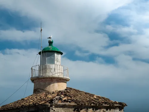 Lighthouse of Old Fortress - Greece