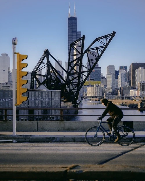 Sears Tower - Desde 18th Street Bridge, United States