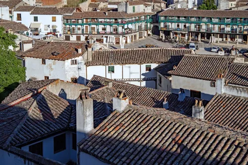 Plaza Mayor de Chinchón - Depuis Mirador de la Iglesia, Spain