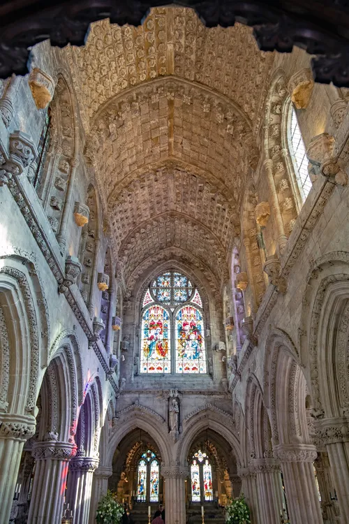 Rosslyn Chapel - Depuis Inside, United Kingdom