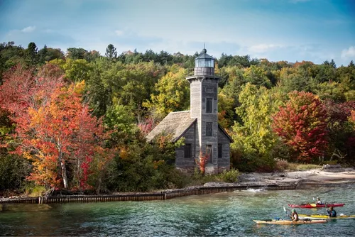 East Channel Lighthouse - Depuis Kayak, United States