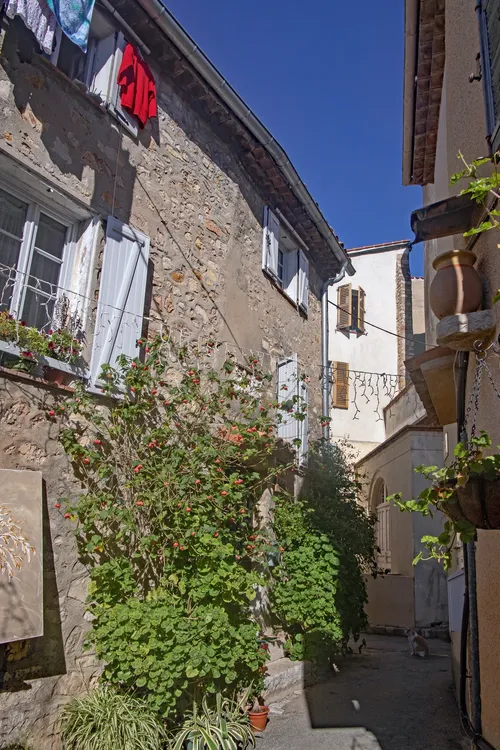 Streets of Mougins Vieille ville - France