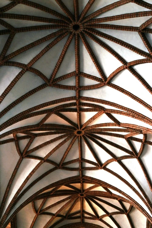 Brick Cathedral Vault - Depuis Basilica of St. Bridget, Poland
