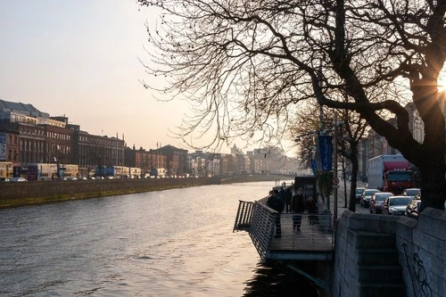 Liffey River - From Bachelors Walk, Ireland