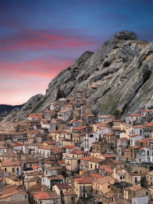 Pietrapertosa - From Borgo di Pietrapertosa, Italy