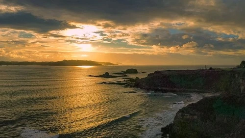 Praia de Estacas - From Cliffs, Spain