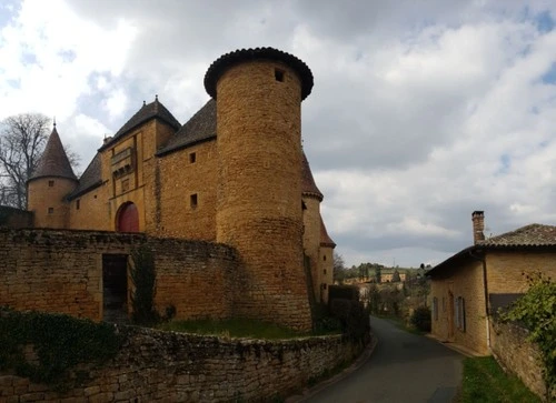 Château de Jarnioux - From Le Bourg, France