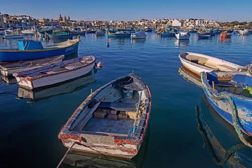 Marsaxlokk Harbour - From South Side, Malta