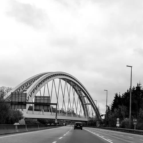 Bow-String-Brücke - Bahnlinie Bettemburg-Luxembourg - Luxembourg