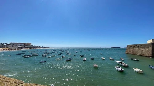 La Caleta - From Castillo de Santa Catalina, Spain