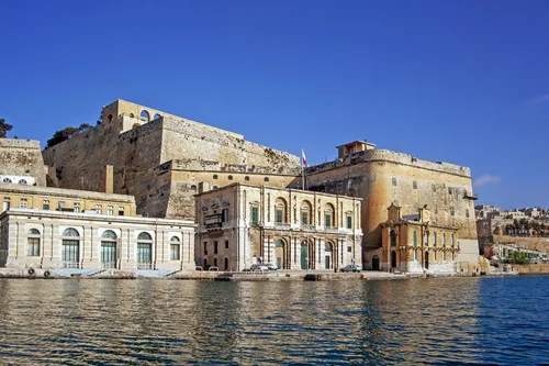 Saluting Battery - From Ferry, Malta