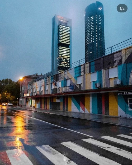 Mural "La Vida es Movimiento" de BOA MISTURA - Spain