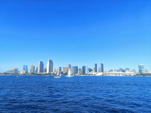 San Diego Skyline - Von Coronado Ferry Center, United States